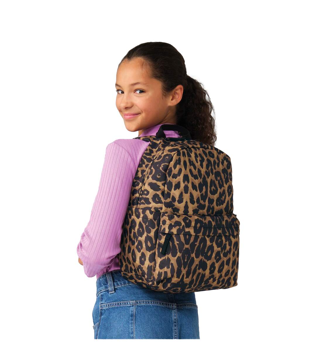 Sac À Dos Motif/style Imprimé Léopard Taille Unique Beige Noir Bagbase-2