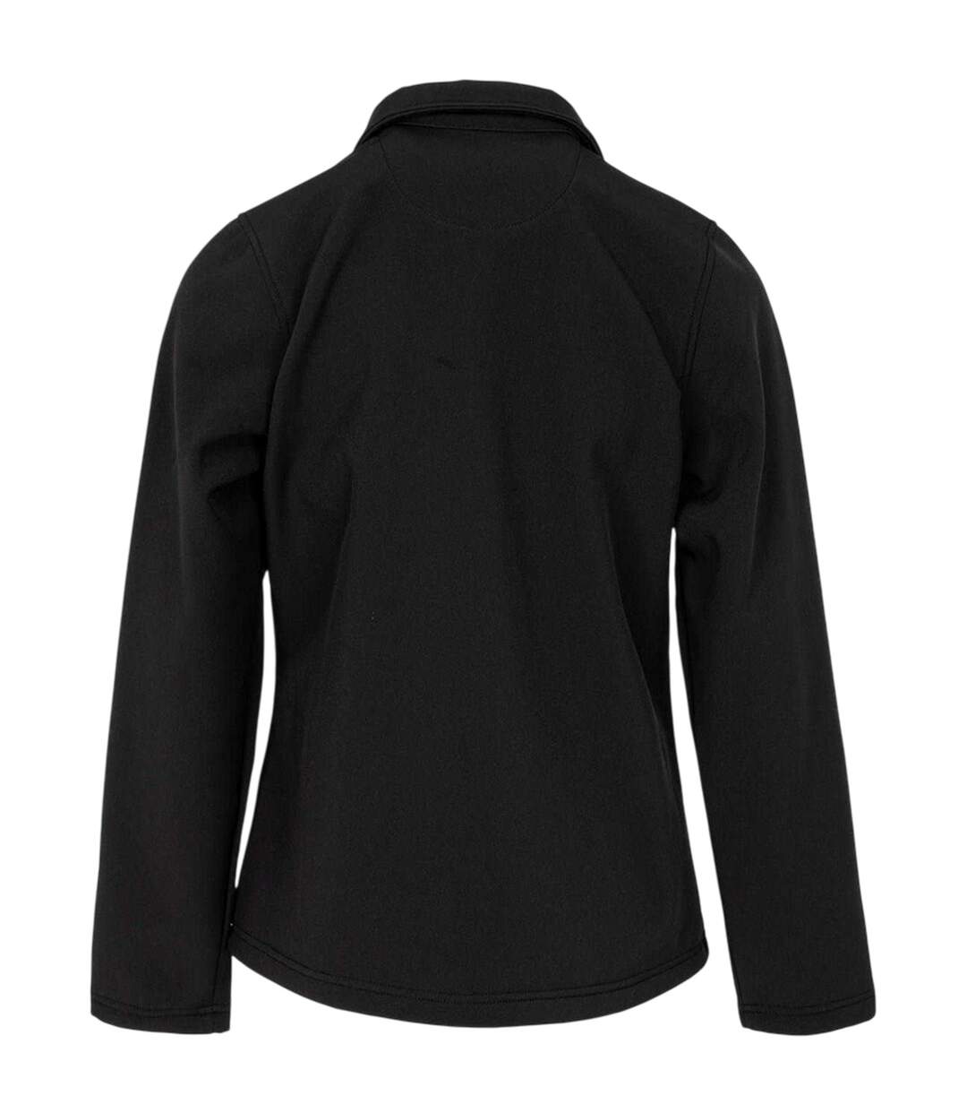 Womens/ladies Soft Shell Jacket Black Gelert-3