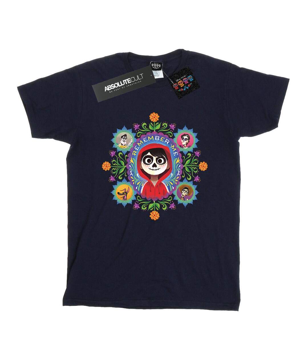 Disney - T-shirt COCO REMEMBER ME - Femme (Bleu marine) - UTBI16430-1