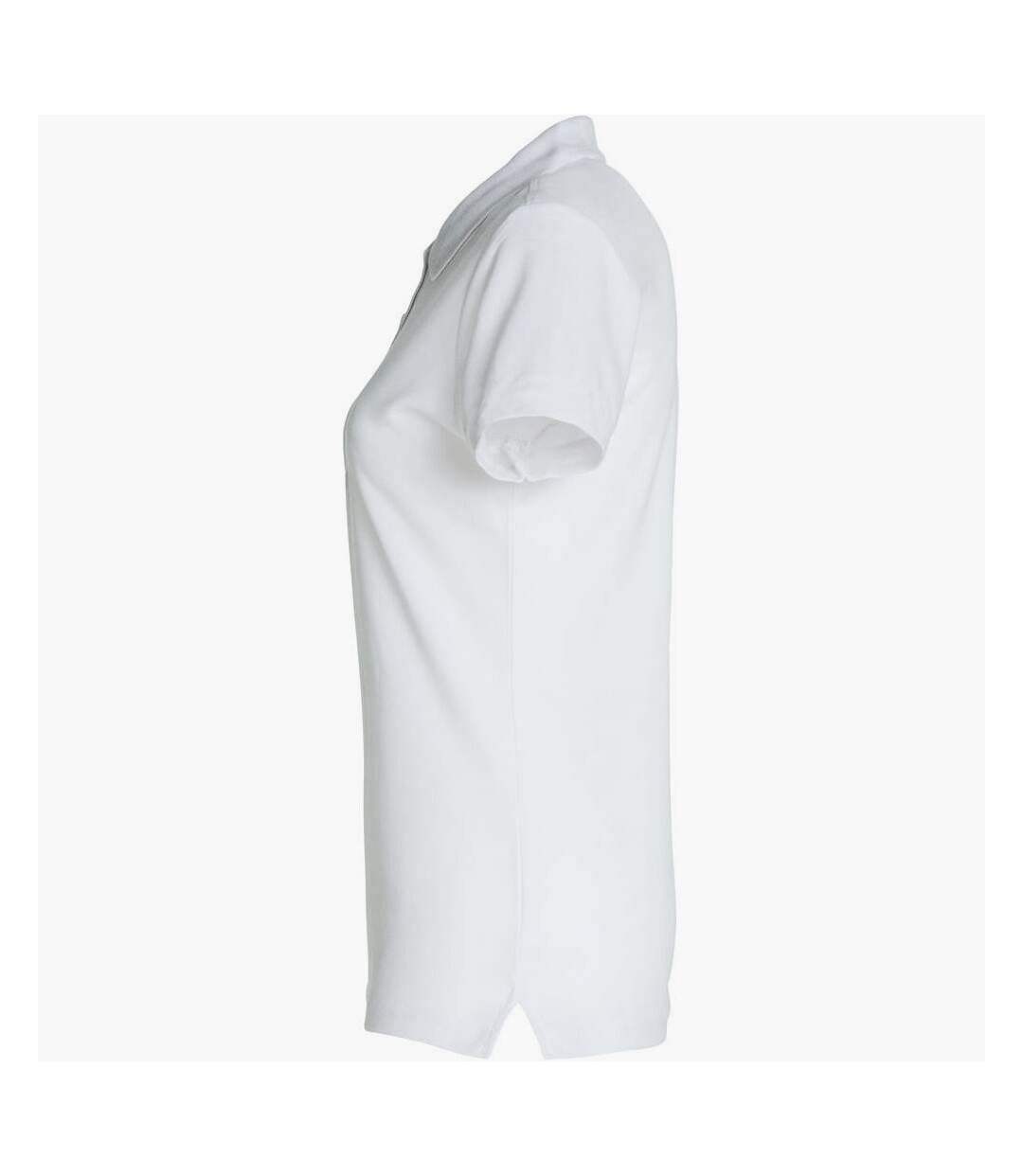 Polo femme blanc Clique