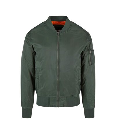 Mens basic bomber jacket olive Urban Classics