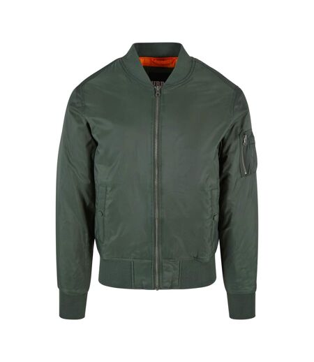 Mens basic bomber jacket olive Urban Classics