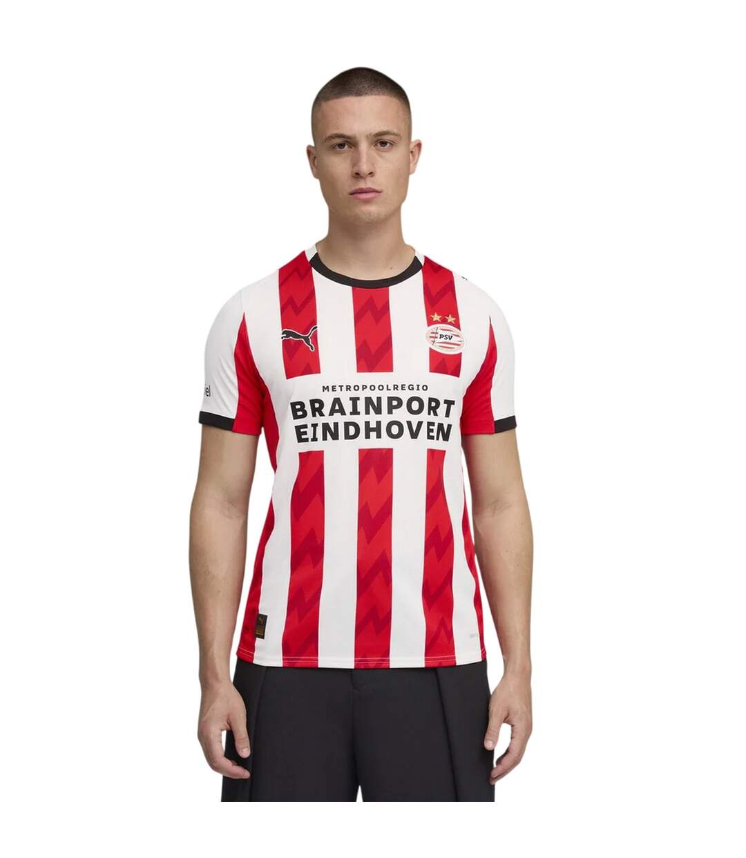 Mens 25/26 Puma Home Shirt White Red PSV Eindhoven-1