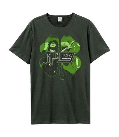 T-shirt Shamrock Adulte Charbon Amplified