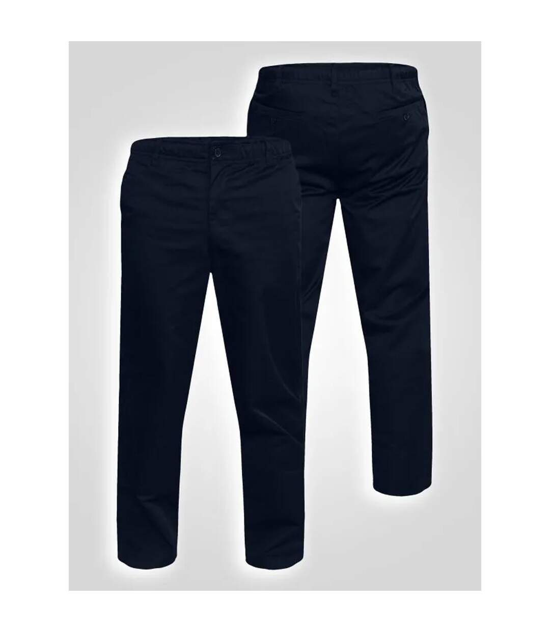D555 Pantalon Basilio Homme Bleu Marine Duke-4