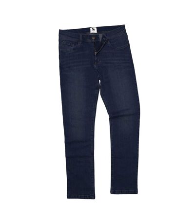 Jean Leo Homme Bleu Foncé Délavé So Denim