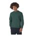 Mens set in sweatshirt heather dark green B&C-2