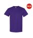 Pack Of 5  Mens Heavy Cotton Short Sleeve T-shirt  Purple Gildan-1