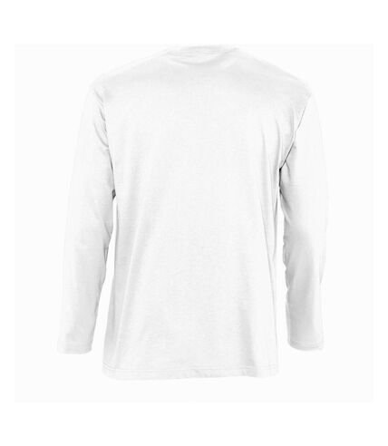 SOLS Mens Monarch Long Sleeve T-Shirt (White) - UTPC313