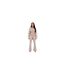 Pantalon Motif/style Ruché Femme Taupe Missy Empire-1