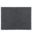 Lot de 6 Assiettes Plates Ardoise 32cm Gris-1