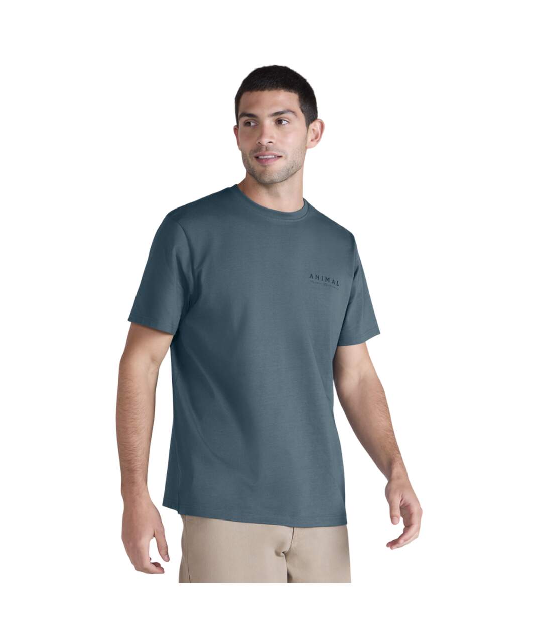T-shirt Chase Homme Bleu Marine Animal-1