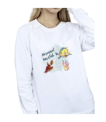 Disney - Sweat THE LITTLE MERMAID CLUB - Femme (Blanc) - UTBI23380