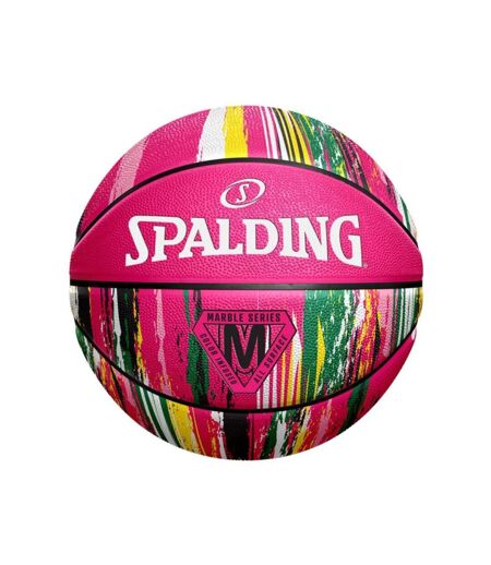 Ballon De Basket Motif/style Marbré Taille 7 Rose Spalding