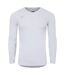 Umbro Mens Elite V Neck Base Layer Top (Sky Blue) - UTUO265