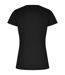 Womens/ladies imola sports t-shirt solid black Roly