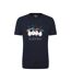Unisex Adult Great British Weather Graphic T-shirt Navy Mountain Warehouse-1