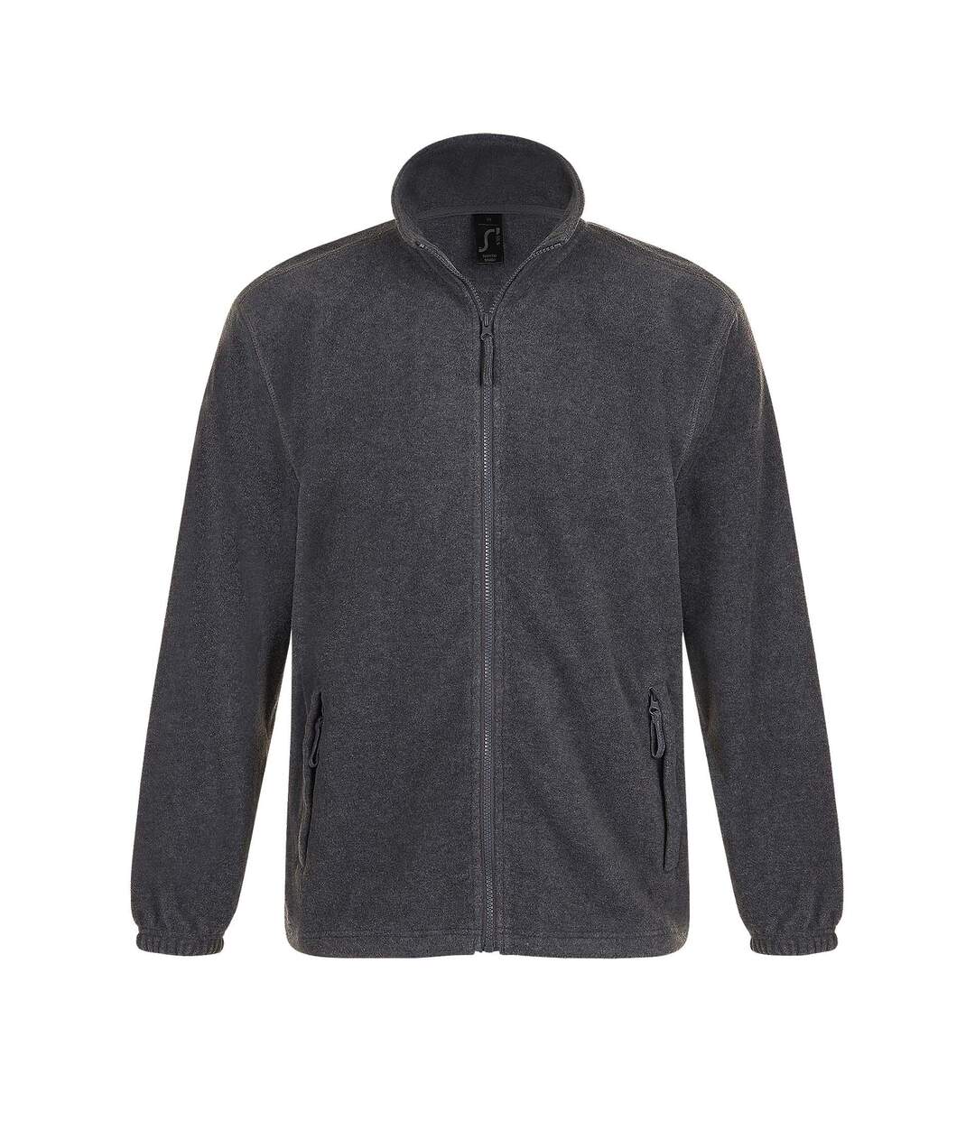 Veste Polaire North Homme Gris Chiné SOLS-1
