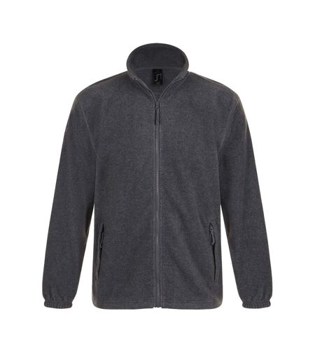 Veste Polaire North Homme Gris Chiné SOLS