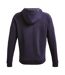 Sweat À Capuche Rival Homme Violet Clair Under Armour-3