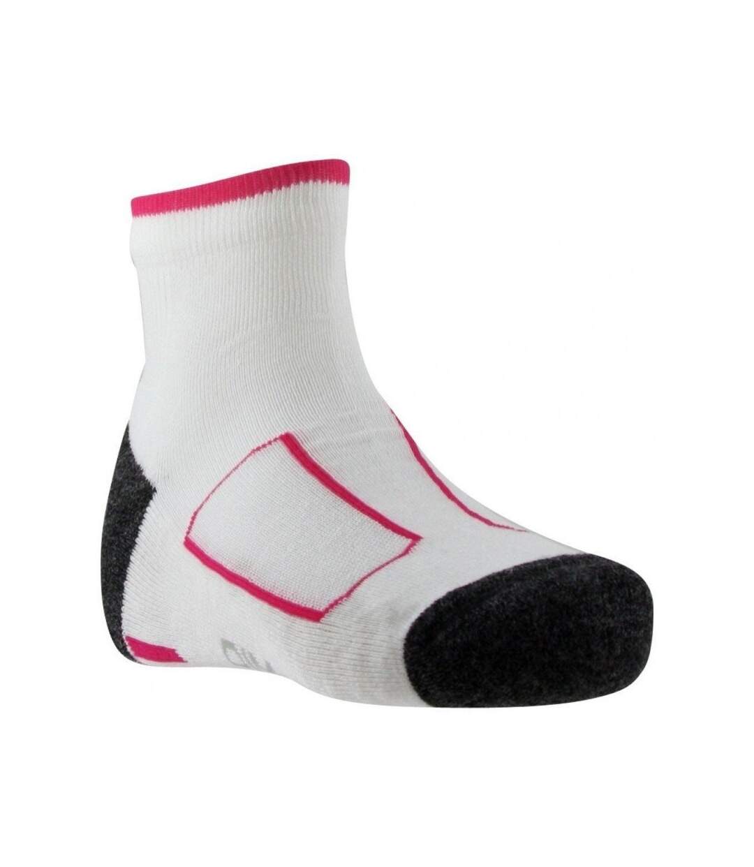 DIM Mi-chaussettes Femme Coton ULTRA Blanc Rose