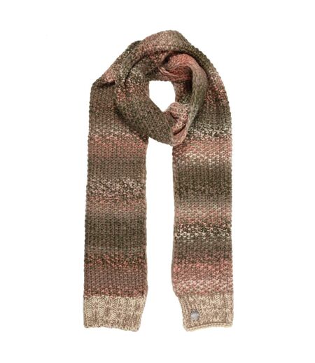 Womens/ladies frosty knitted scarf one size light vanilla Regatta