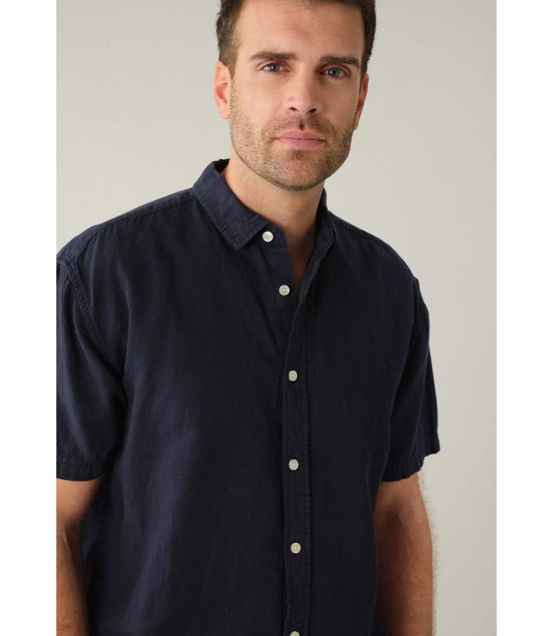 Chemise en lin pour homme DARIO-5