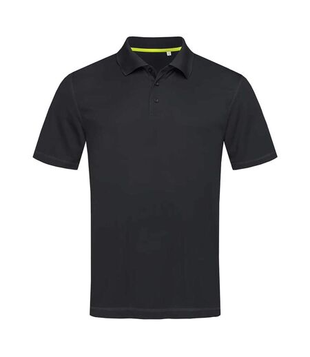 Polo Hommes Noir Uni Stedman