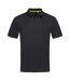 Polo Hommes Noir Uni Stedman-2