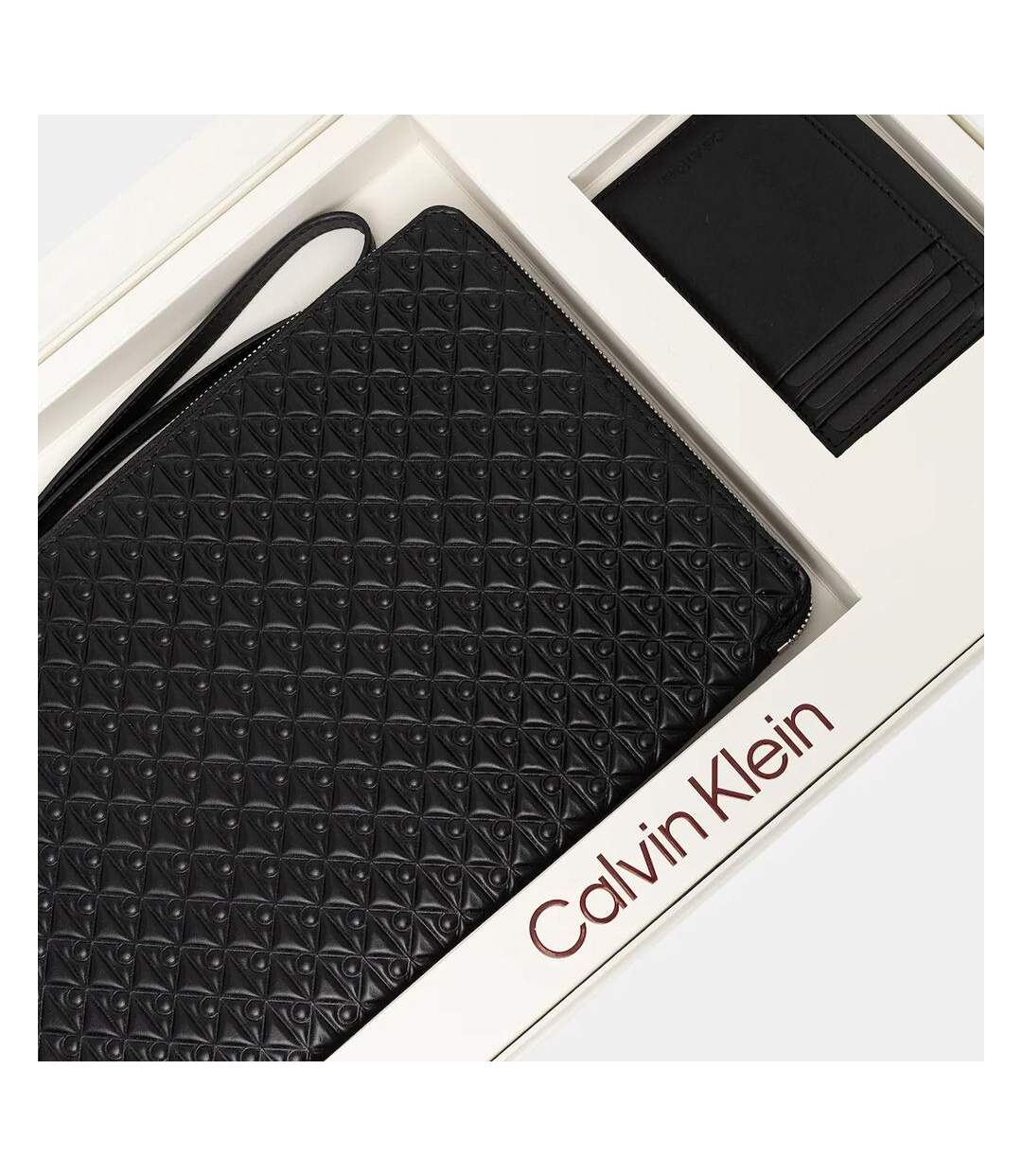Coffret sacoche + étui noir homme calvin klein jeans cardcase-2