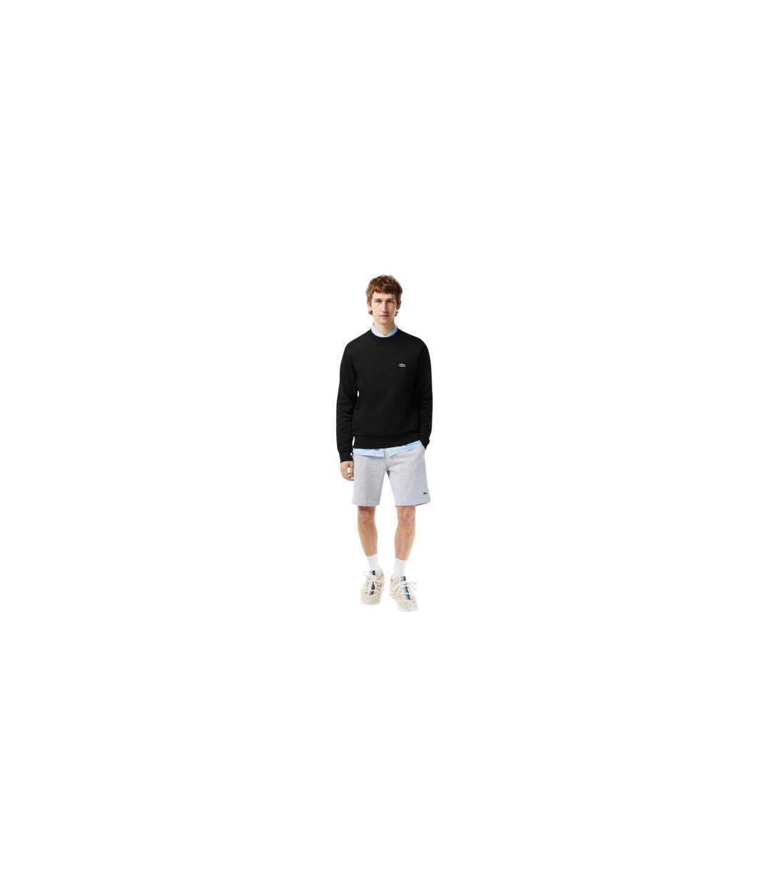 Sweat Motif/style Logo Brodé Homme Noir Lacoste-1