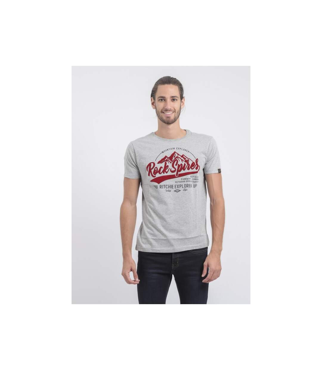 T-shirt col rond pur coton JUPITOLI-1