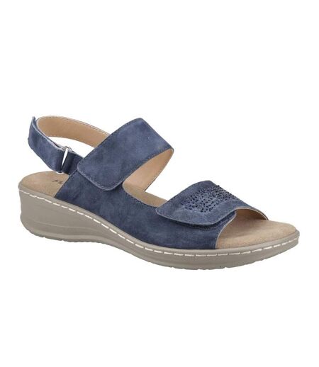 Sandales Bernice Femme Bleu Marine Fleet & Foster