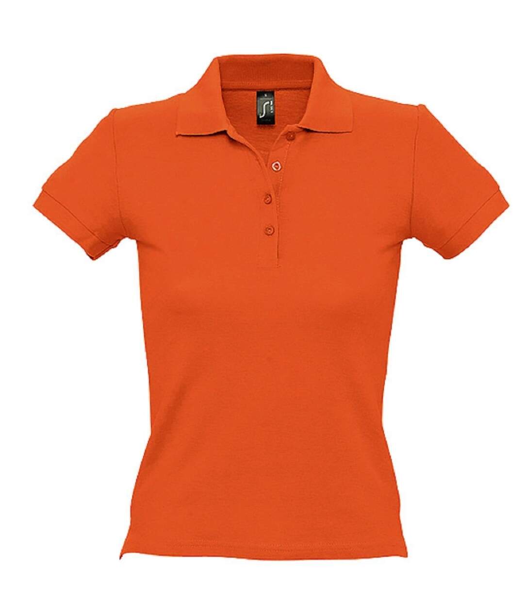 Polo manches courtes - Femme - 11310 - orange-1