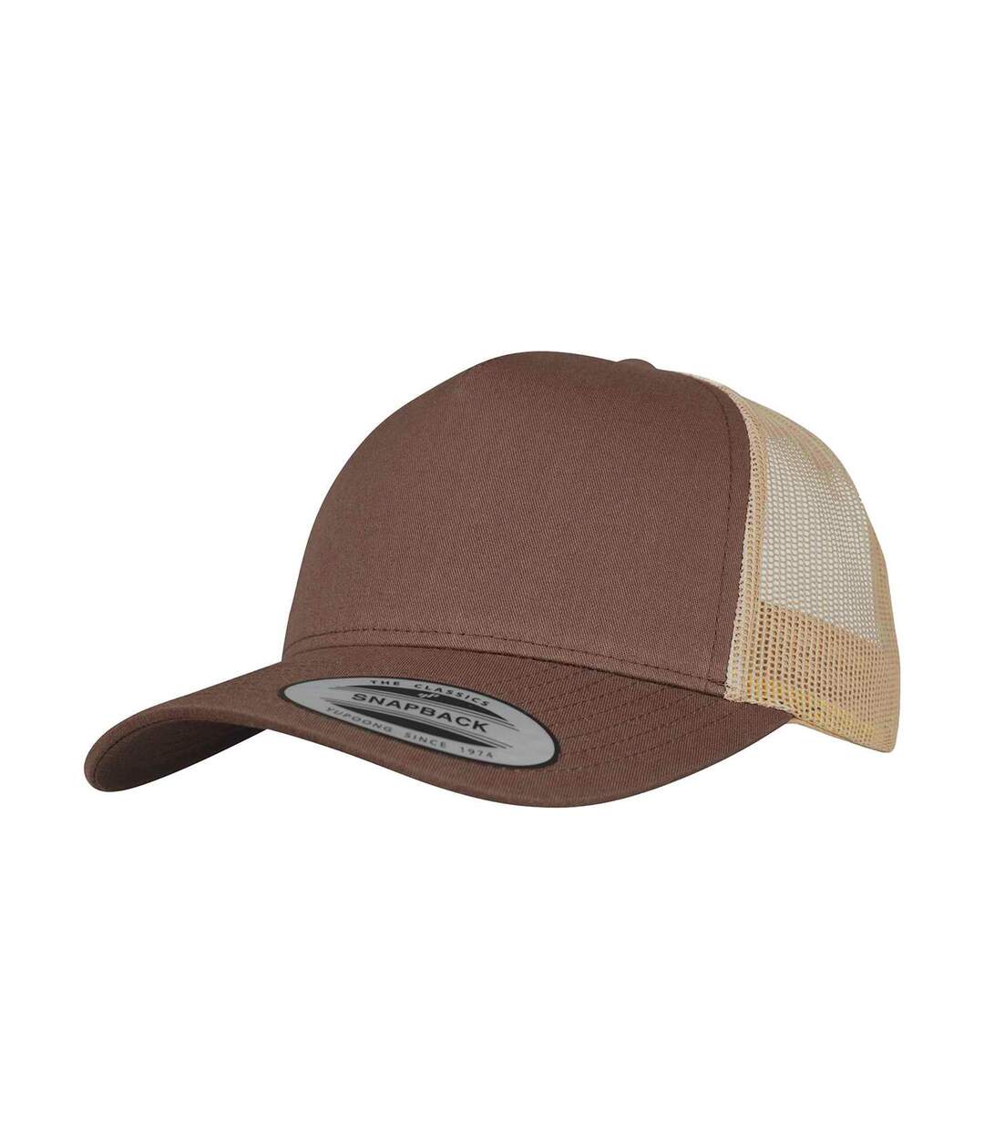 Casquette Trucker Adulte Marron Beige Flexfit-3