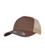 Casquette Trucker Adulte Marron Beige Flexfit-3