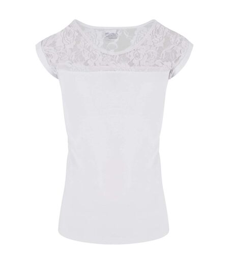 Haut Motif/style Dentelle Femme Blanc Urban Classics