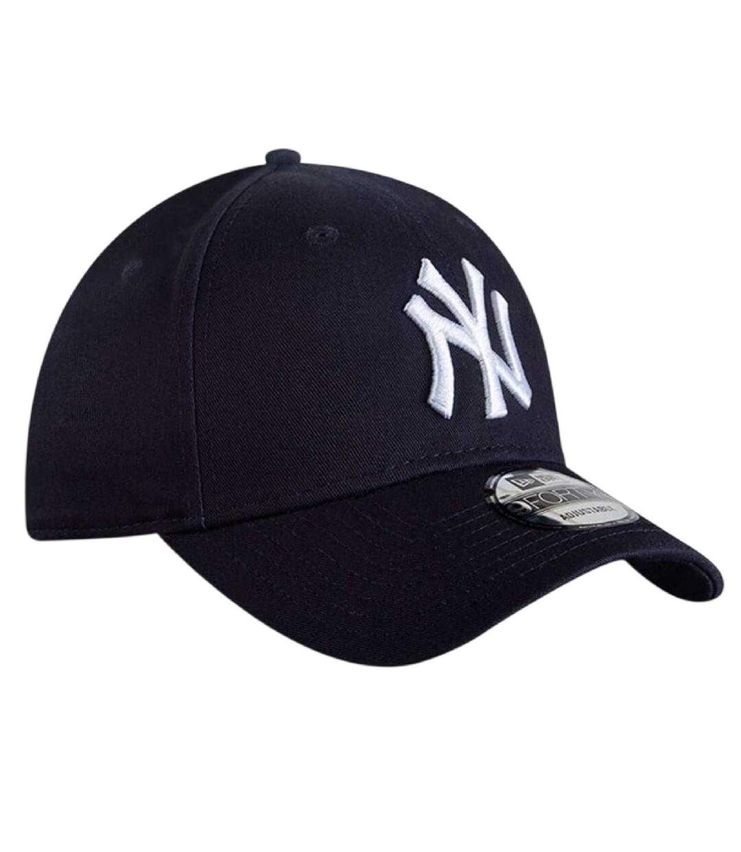 Embroidered Logo Adjustable Baseball Cap Navy New Era-1