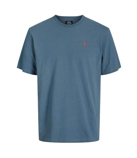 T-shirt Motif/style Brodé Royal Denim Division Homme Bleu Orion Jack And Jones