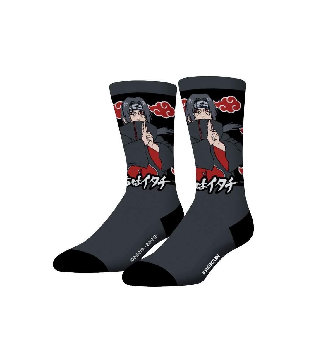 Lot de 4 paires de chaussettes Homme Naruto Shippuden Freegun-5