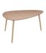 Duo de tables basses gigognes MILÉO - Marron-3