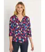 T-shirt blousant cache-coeur manches 3/4-1