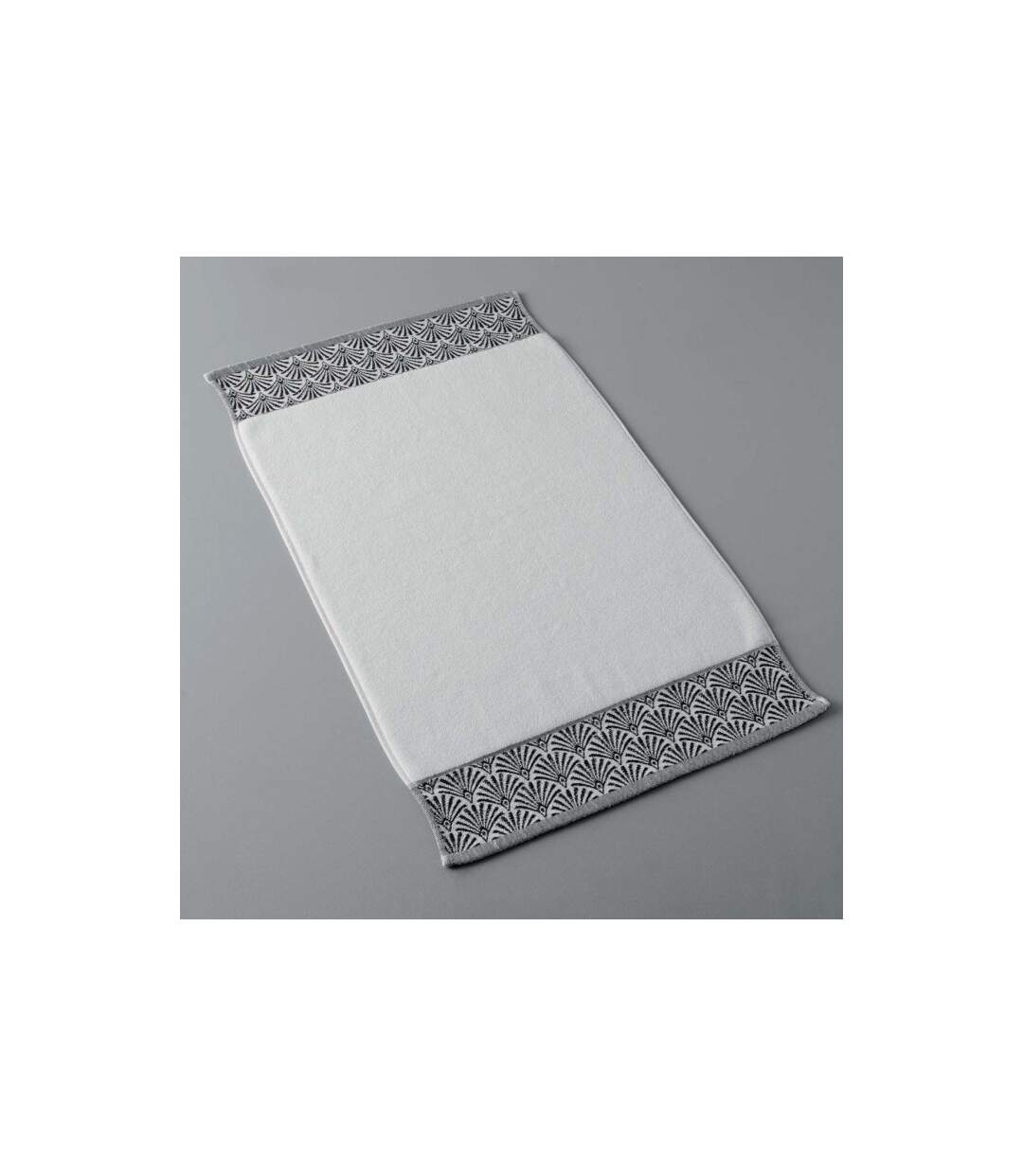 Tapis de Bain Goldy 50x85cm Blanc & Argent-2