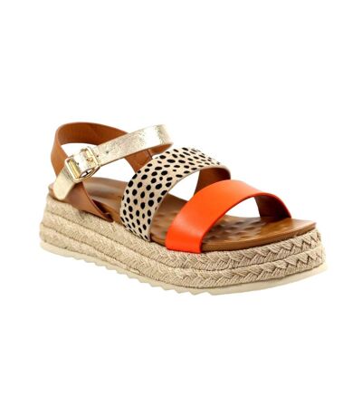 Lunar - Sandales SUMMER - Femme (Orange) - UTGS729