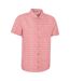 Chemise Manches Courtes Motif/style Imprimé Preston Homme Rouge Corail Vif Mountain Warehouse-4