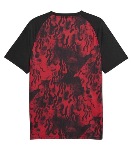 Mens 2025/2026 Ac Milan T-shirt Red Black Puma