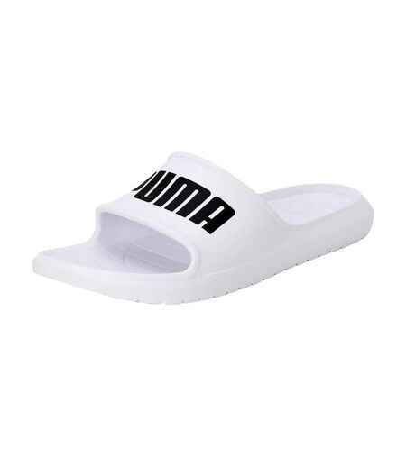 Mens divecat lite sliders white/black Puma