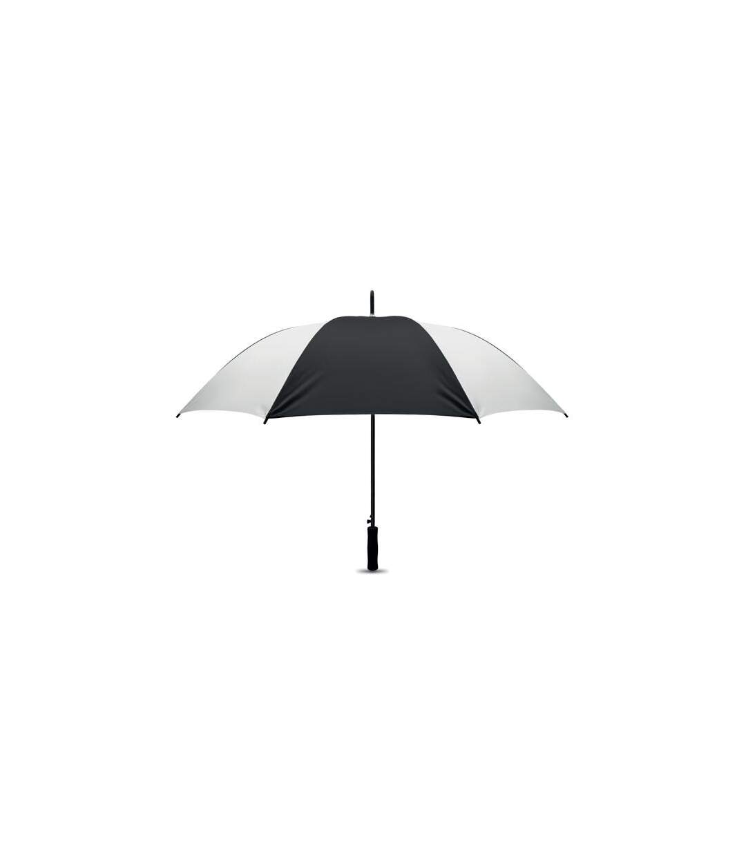 Parapluie Droit Swansea Taille Unique Blanc Noir MidOcean-1