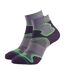 1000 Mile Mens Fusion Socks (Grey/Black/Green) - UTRD1063