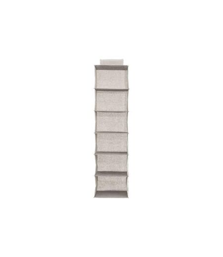 Range Chemises 6 Cases Orga 120cm Naturel